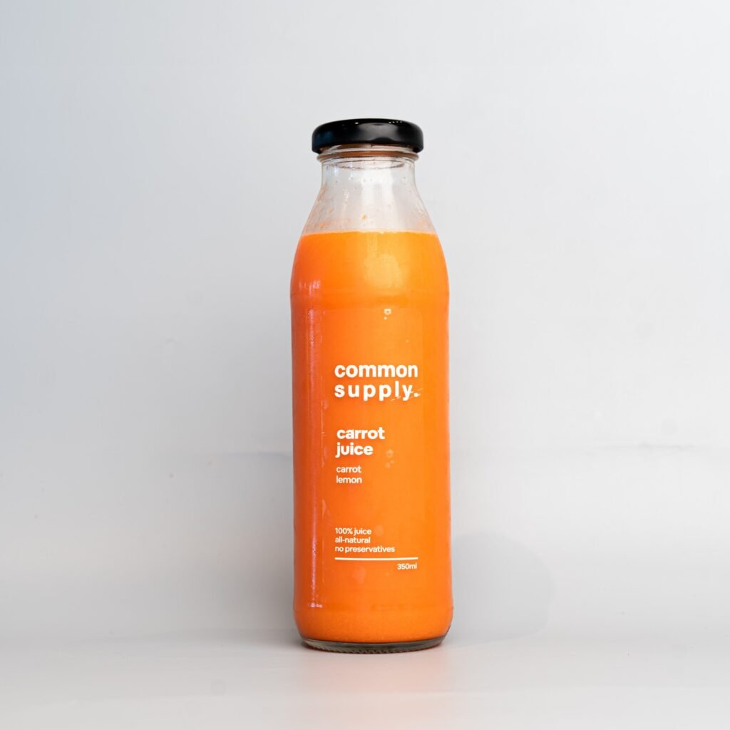 Carrot Juice + Lemon