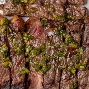 Grass Fed Steak w/ Chimichurri (GF, DF)