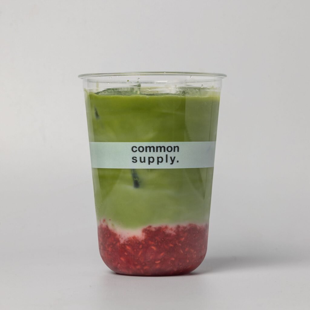 Iced Strawberry Matcha